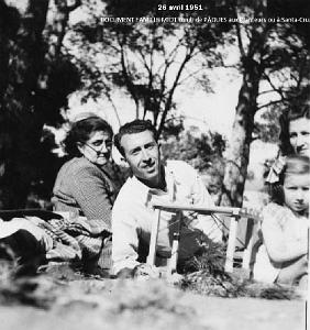 Oran- SDV- 5035- 1951 04 26 PAQUES A SANTA CRUZ ou AUX PLANTEURS.  5 Lundi de PAQUES